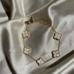 Clover Bracelet-Wt